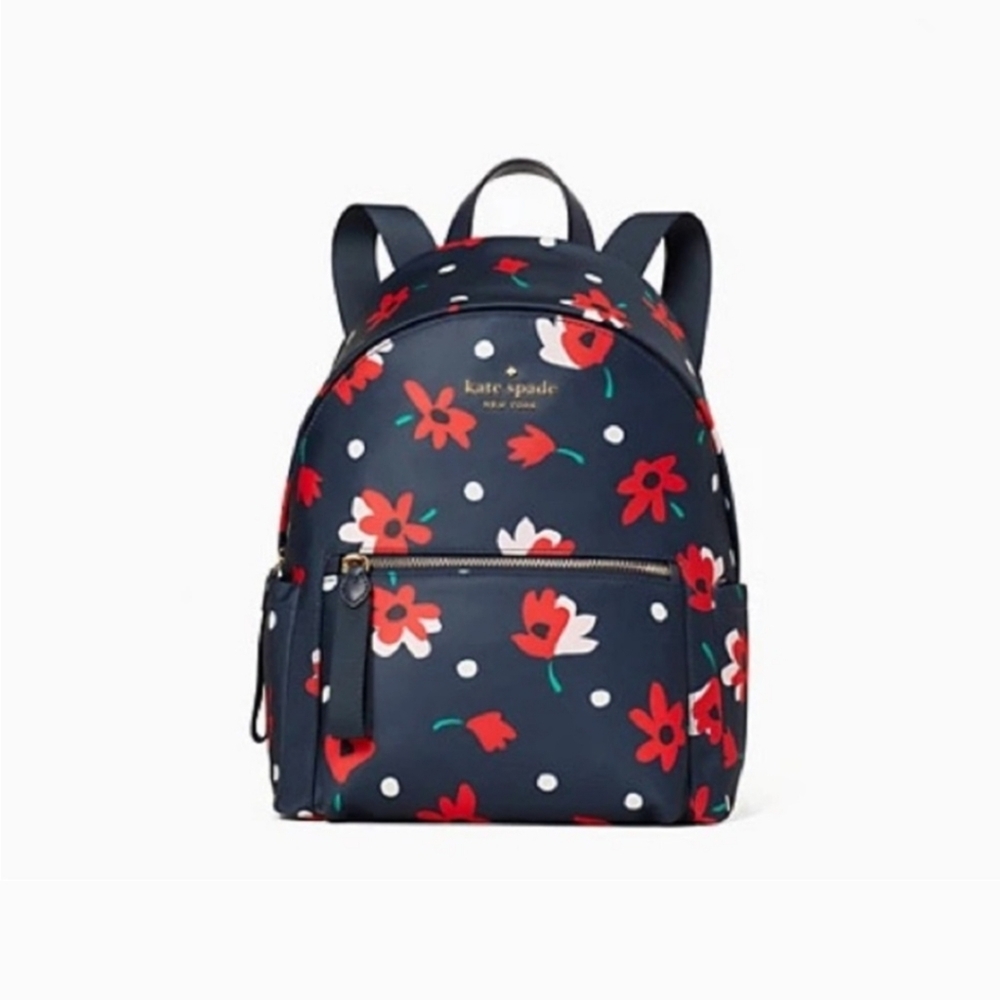 Kate Spade New York CHELSEA WHIMSY FLORAL MEDIUM BACKPACK, Multicolor - Picture 1 of 8